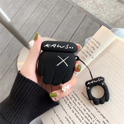 Creative Bear Gloves AirPods Pro Case - KAWS Style