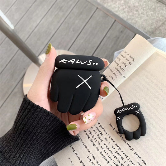 Creative Bear Gloves AirPods Pro Case - KAWS Style