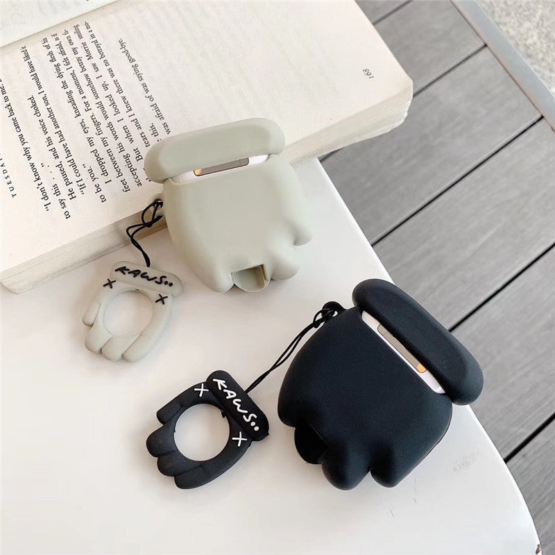Creative Bear Gloves AirPods Pro Case - KAWS Style