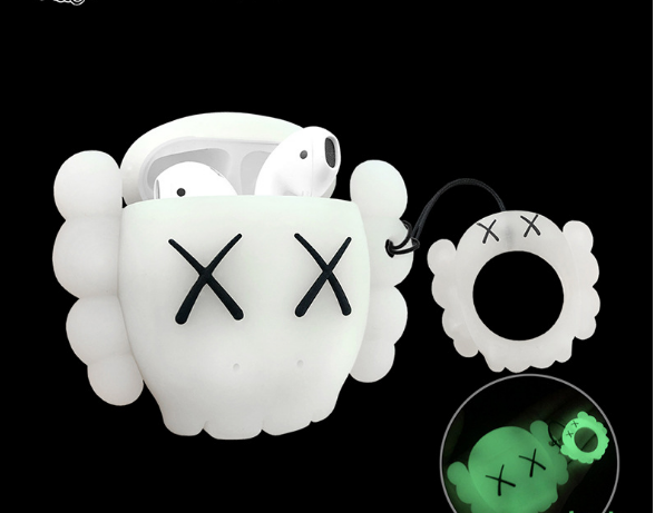 Kaws-Inspired Silicone Case for AirPods 2