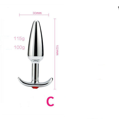 Metal Anal Toy Set for Adult Pleasure and Exploration
