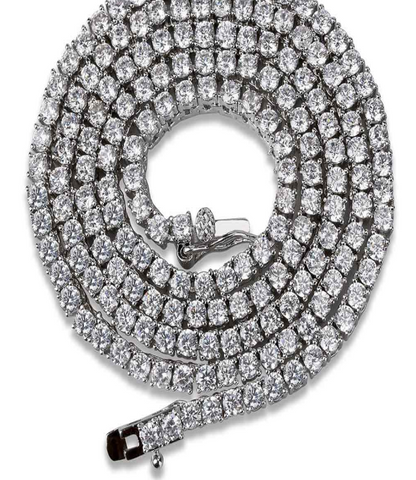 Zircon Necklace, Collar Chain, Men's Tennis Chain