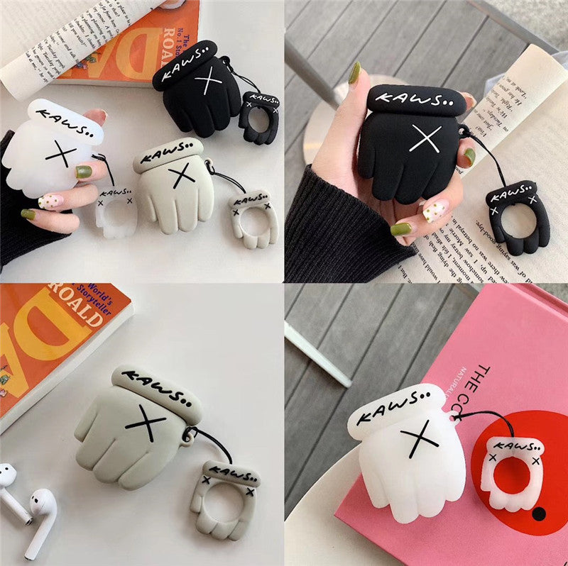Creative Bear Gloves AirPods Pro Case - KAWS Style