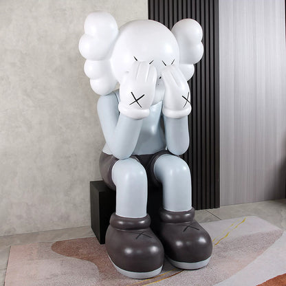 Large Kaws Figurine for Living Room or Hotel Decor