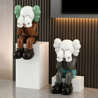 Large Kaws Figurine for Living Room or Hotel Decor