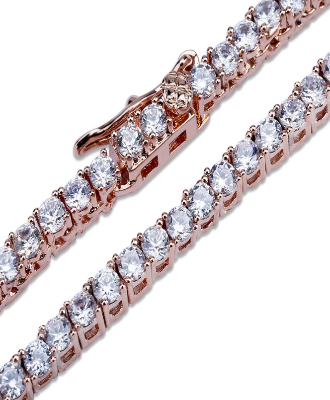 Zircon Necklace, Collar Chain, Men's Tennis Chain