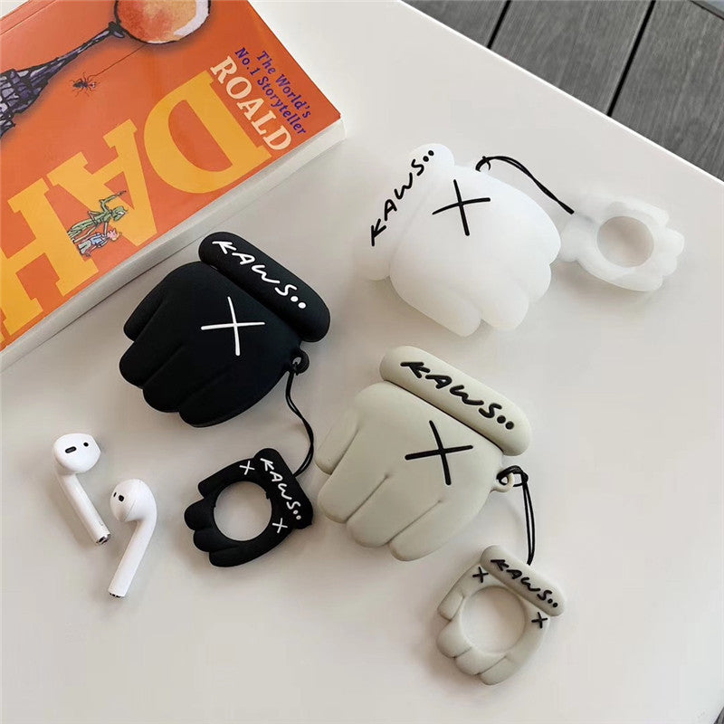 Creative Bear Gloves AirPods Pro Case - KAWS Style