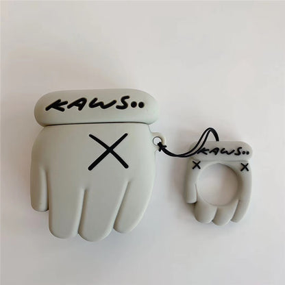 Creative Bear Gloves AirPods Pro Case - KAWS Style