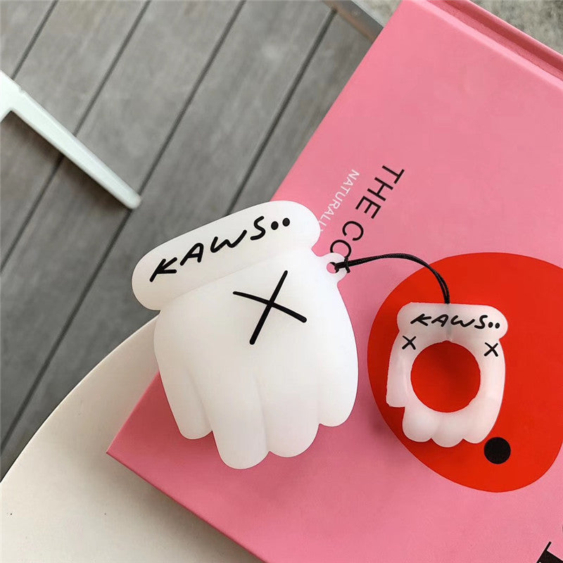 Creative Bear Gloves AirPods Pro Case - KAWS Style