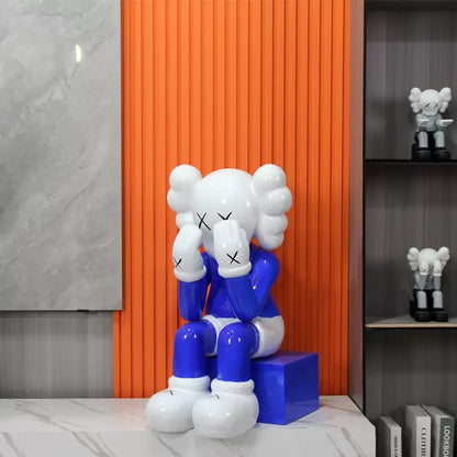 Large Kaws Figurine for Living Room or Hotel Decor