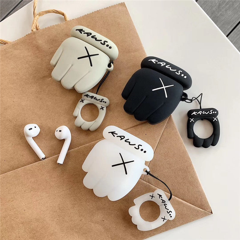 Creative Bear Gloves AirPods Pro Case - KAWS Style